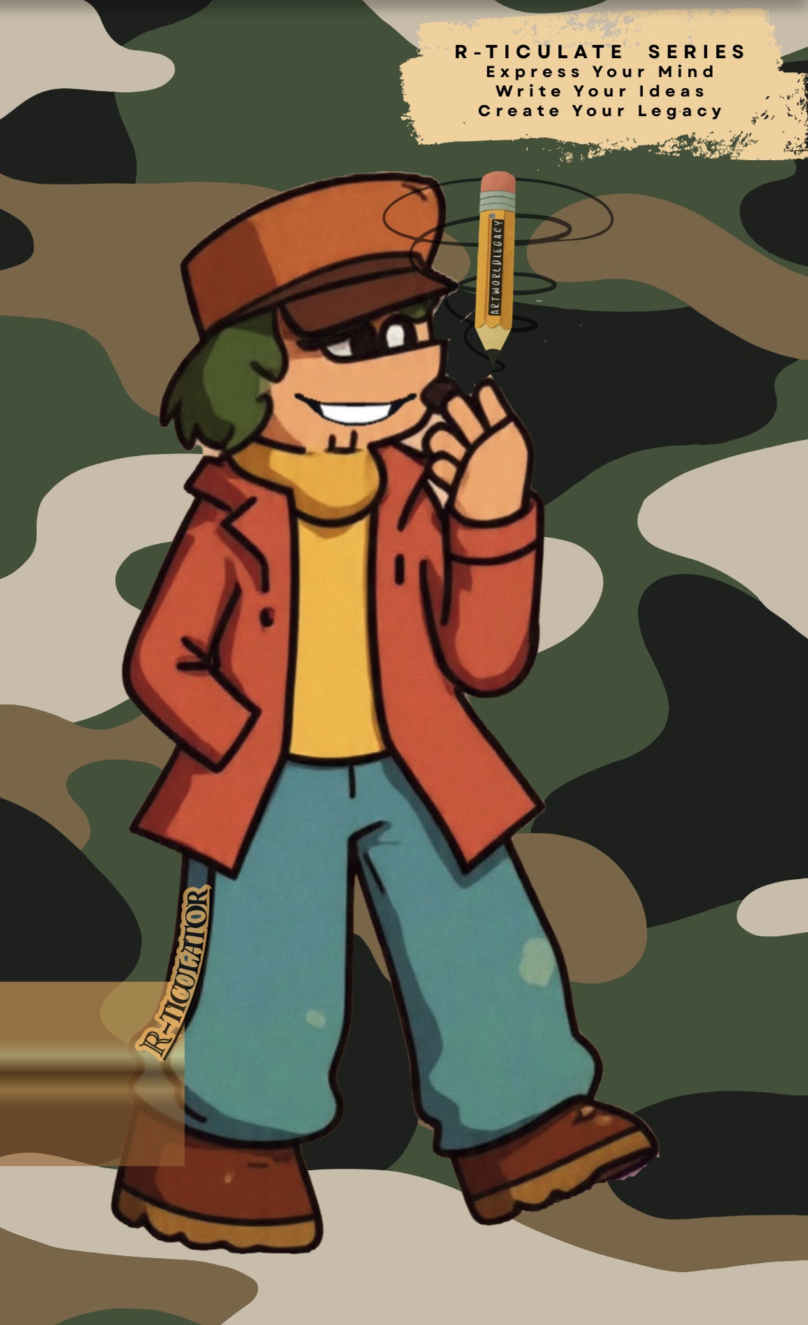 R-TICULATE composition notebook — AWL Edition