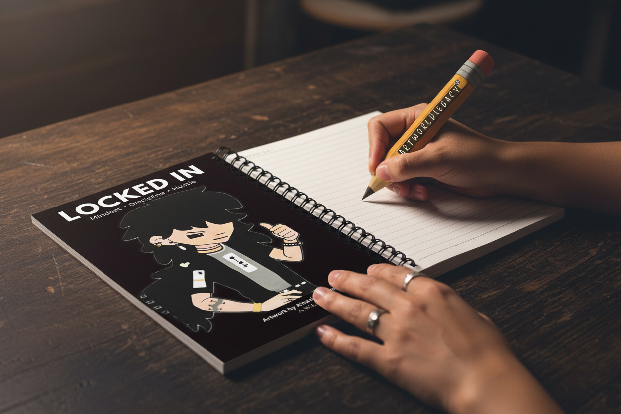AWL- Locked in Journal lifestyle image