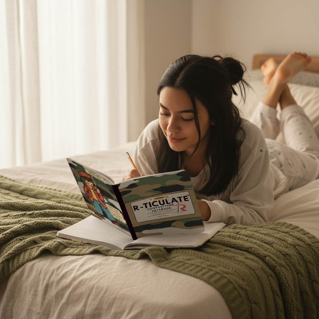 Bedroom - Latina woman with R-TICULATE